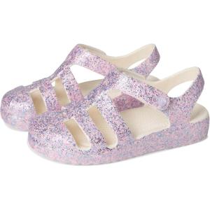 Crocs Kids’ Classic Fisherman Sandals(Chalk Glitter)