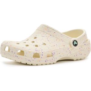 Crocs Unisex-Child Classic Graphic Clog(Summit White/Multi Glow)