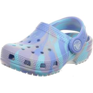 Crocs Unisex-Child Classic Watercolor Marbled Clog K(Moon Jelly/Multi)