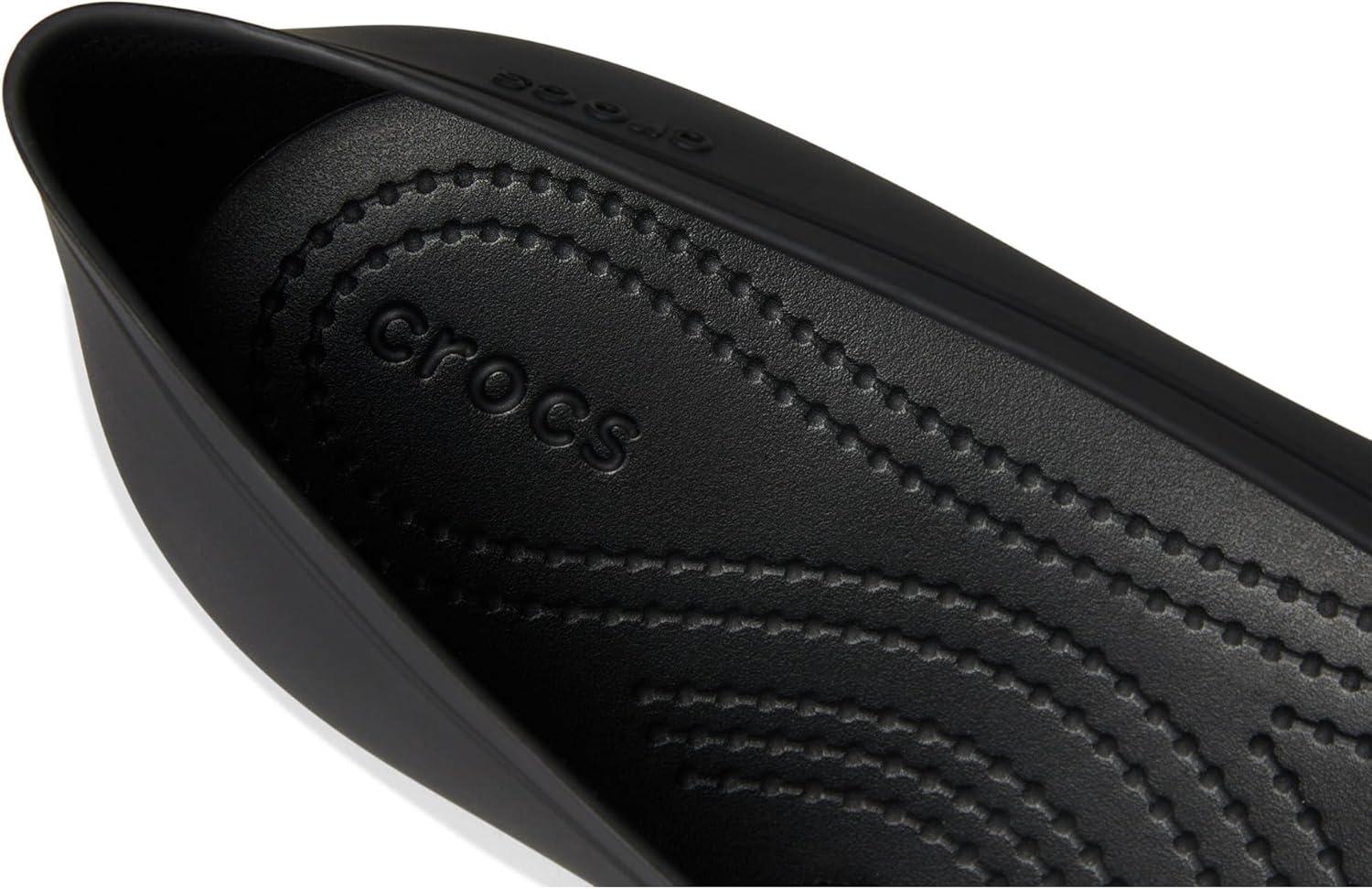 image:imageCrocs Womens On The Clock Work FlatsBlack