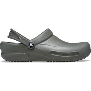 Crocs Unisex-Adult Bistro Clogs, Slip Resistant Work Shoes(Dusty Olive)