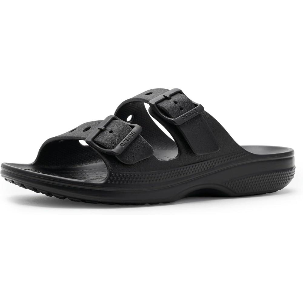 image:imageCrocs mens Classic Saturday Sandals SlidesBlack