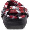 Crocs Unisex-Adult Classic Lined Clog(Black/Red)