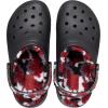 Crocs Unisex-Adult Classic Lined Clog(Black/Red)