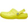 Crocs Unisex-Adult Classic Lined Clog(Cyber Yellow)