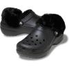 Crocs Women’s Classic Lined Platform Clogs(Black Fuzzy)