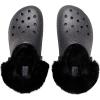 Crocs Women’s Classic Lined Platform Clogs(Black Glitter)