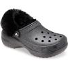 Crocs Women’s Classic Lined Platform Clogs(Black Glitter)