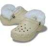 Crocs Women’s Classic Lined Platform Clogs(Bone Fuzzy)