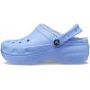 Crocs Women’s Classic Lined Platform Clogs(Moon Jelly)