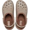 Crocs Women’s Classic Lined Platform Clogs(Mushroom)