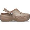 Crocs Women’s Classic Lined Platform Clogs(Mushroom)