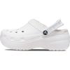 Crocs Women’s Classic Lined Platform Clogs(White)