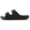 Crocs mens Classic Saturday Sandals, Slides(Black)
