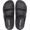Crocs mens Classic Saturday Sandals, Slides(Black)