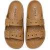 Crocs mens Classic Saturday Sandals, Slides(Umber)