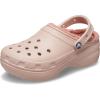 Crocs Women’s Classic Lined Platform Clogs(Pink Clay)