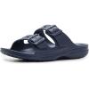 Crocs mens Classic Saturday Sandals, Slides(Navy)