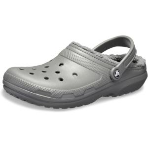 Crocs Unisex-Adult Classic Lined Clog(Slate Grey/Smoke)