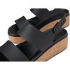 Crocs Women’s Brooklyn Cork Low Wedge(Black/Black)