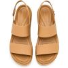 Crocs Women’s Brooklyn Cork Low Wedge(Umber)