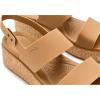 Crocs Women’s Brooklyn Cork Low Wedge(Umber)
