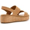 Crocs Women’s Brooklyn Cork Low Wedge(Umber)