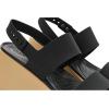Crocs womens Brooklyn Sky Sandals, Wedge Sandals(Black/Cashew)