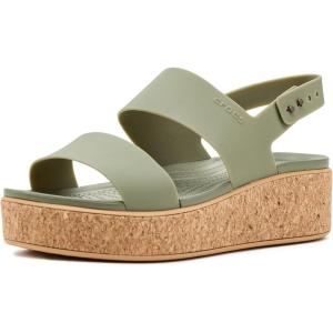 Crocs Women’s Brooklyn Cork Low Wedge(Cargo)