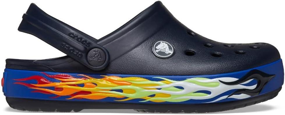 image:imageCrocs Boys Classic Graphic Monster Print ClogsDeep Navy