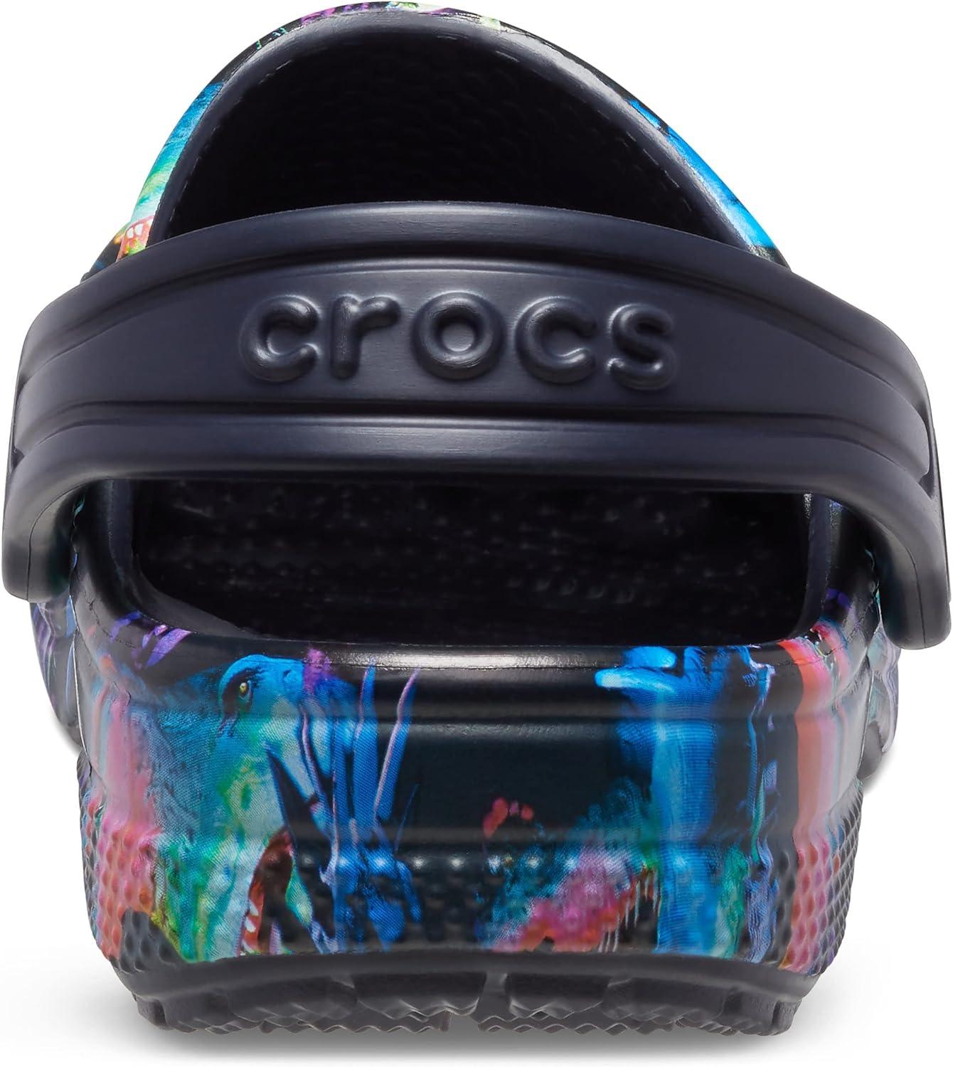 image:imageCrocs Boys Classic Graphic Monster Print ClogsDeep NavyMulti Dino