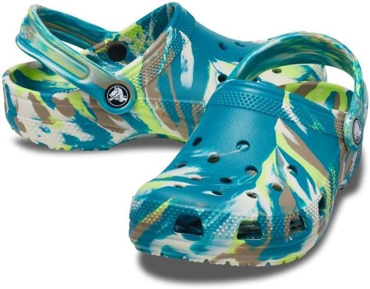 image:imageCrocs Boys Classic Graphic Monster Print ClogsLimeade Multi