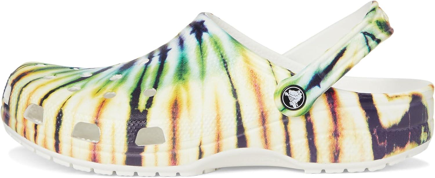 image:imageCrocs Boys Classic Graphic Monster Print ClogsMultiGreen Tie Dye