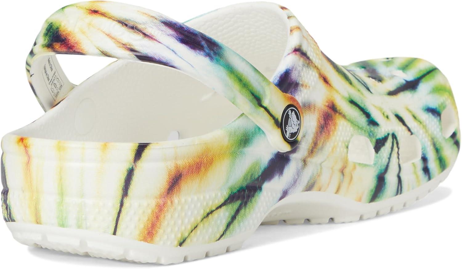 image:imageCrocs Boys Classic Graphic Monster Print ClogsMultiGreen Tie Dye