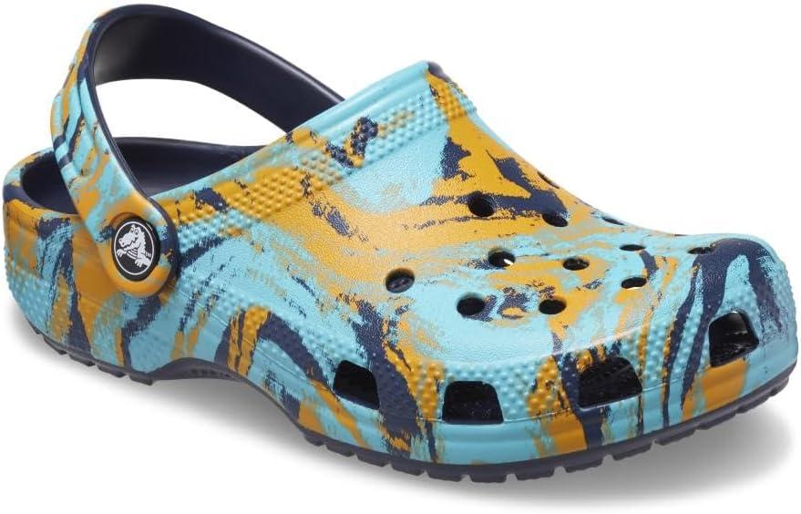 image:imageCrocs Boys Classic Graphic Monster Print ClogsNavyMulti