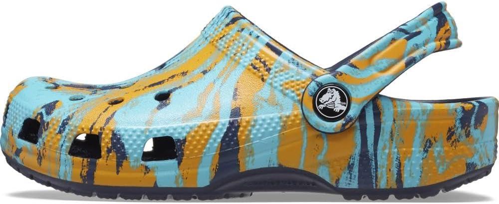 image:imageCrocs Boys Classic Graphic Monster Print ClogsNavyMulti