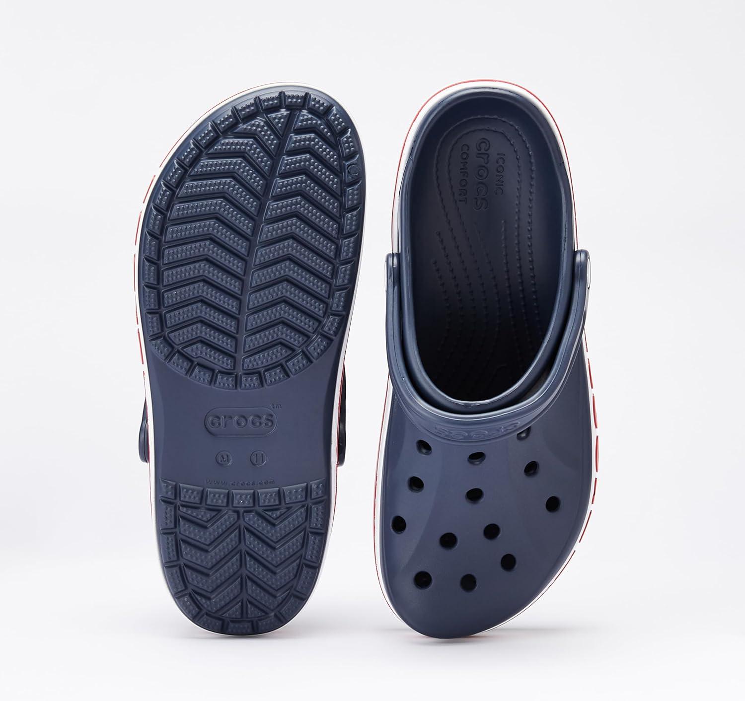 image:imageCrocs Boys Classic Graphic Monster Print ClogsNavyPepper