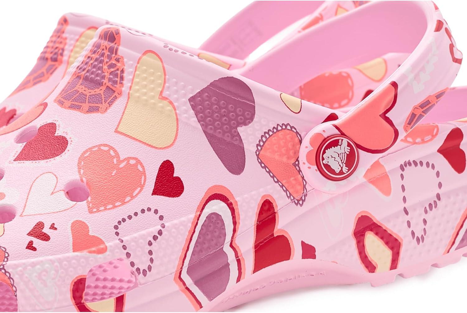 image:imageCrocs Boys Classic Graphic Monster Print ClogsPink MilkHearts
