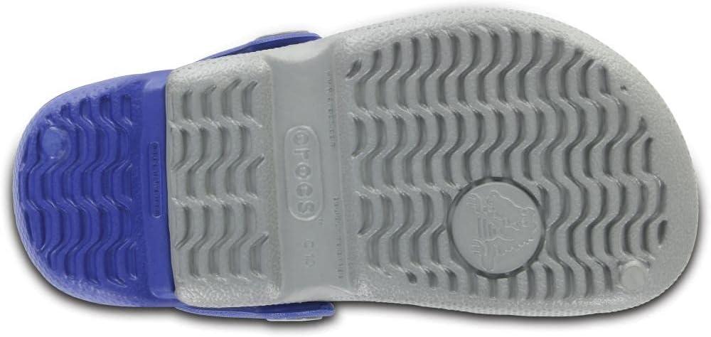 image:imageCrocs Boys Classic Graphic Monster Print ClogsSmokeCerulean Blue