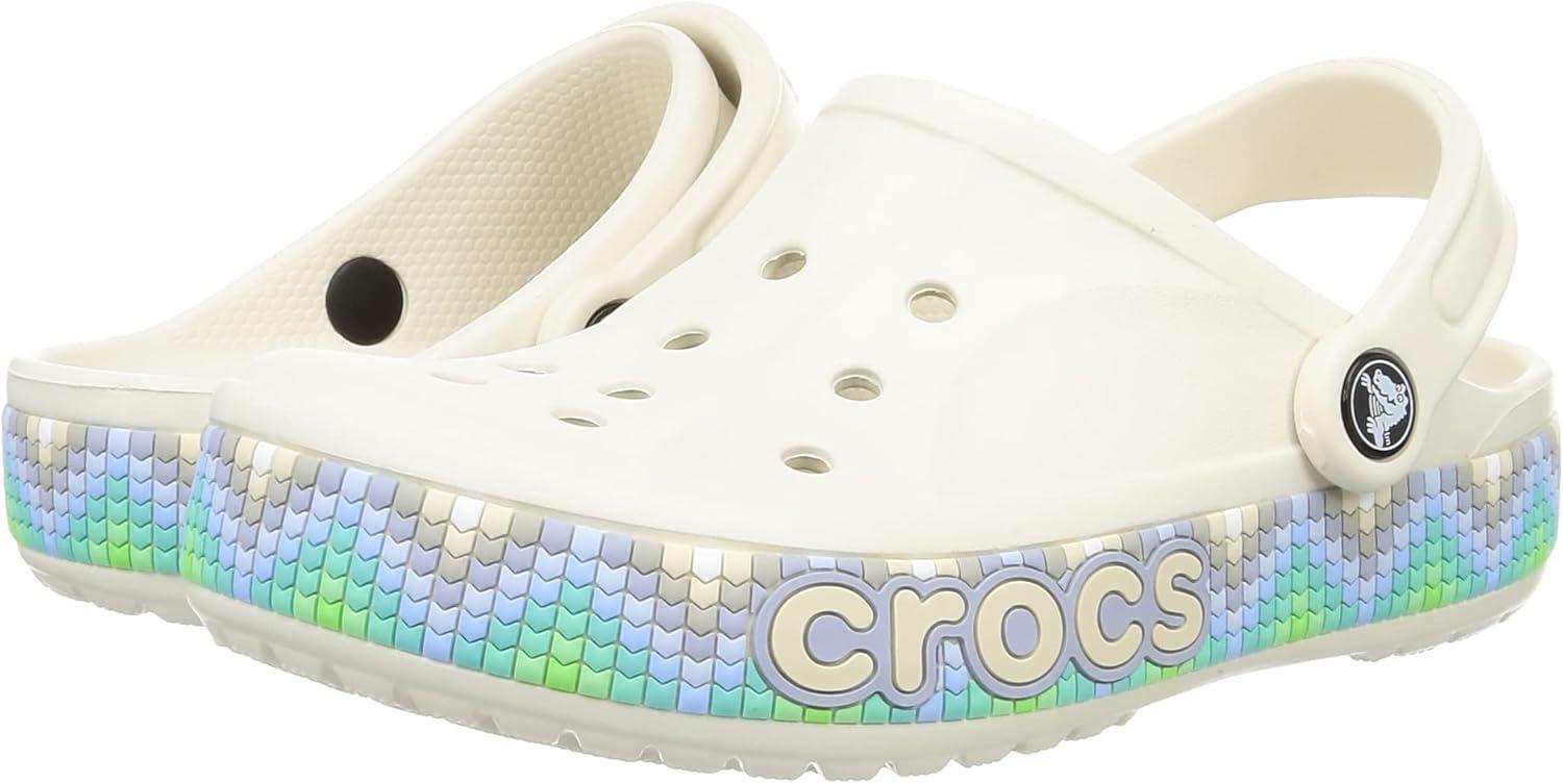 image:imageCrocs Boys Classic Graphic Monster Print ClogsStuccoMulti