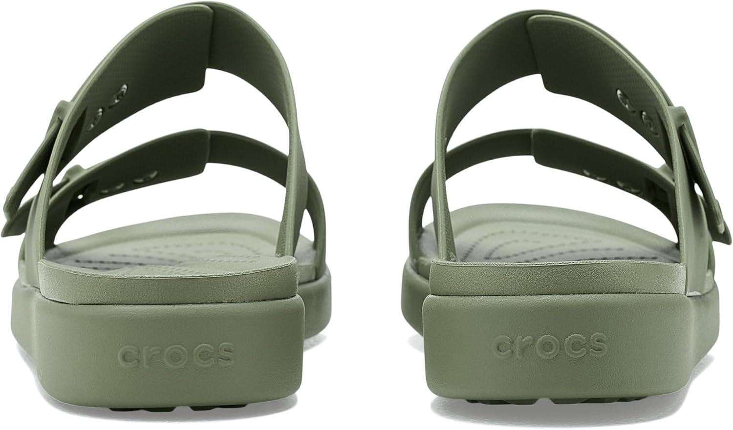 image:imageCrocs Womens Brooklyn Buckle Low SandalsCargo