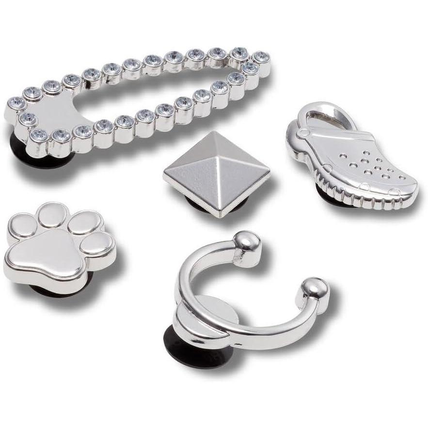 image:imageCrocs Boys Classic Graphic Monster Print ClogsElevated Silver Sport 5Pack