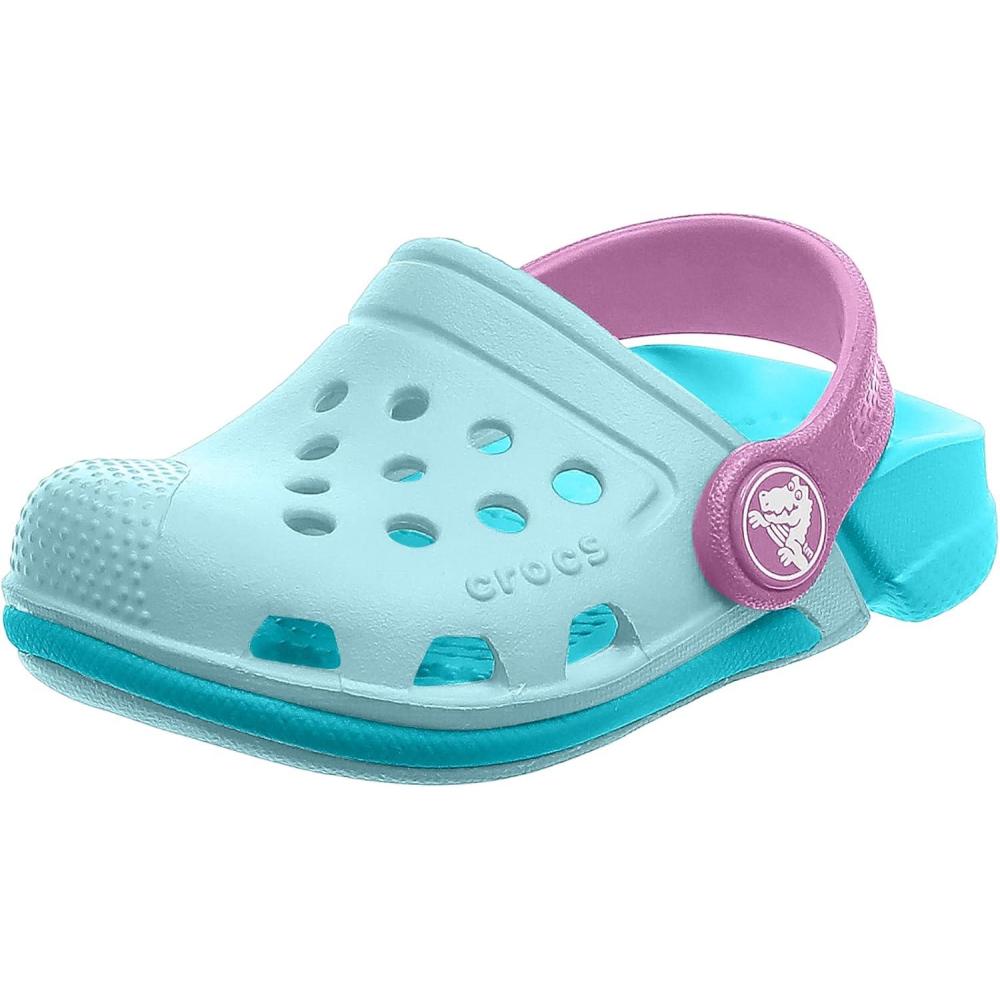 image:imageCrocs Boys Classic Graphic Monster Print ClogsIce BluePool