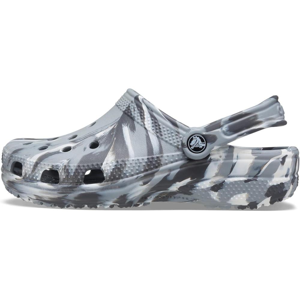 image:imageCrocs Boys Classic Graphic Monster Print ClogsLight GreyMulti