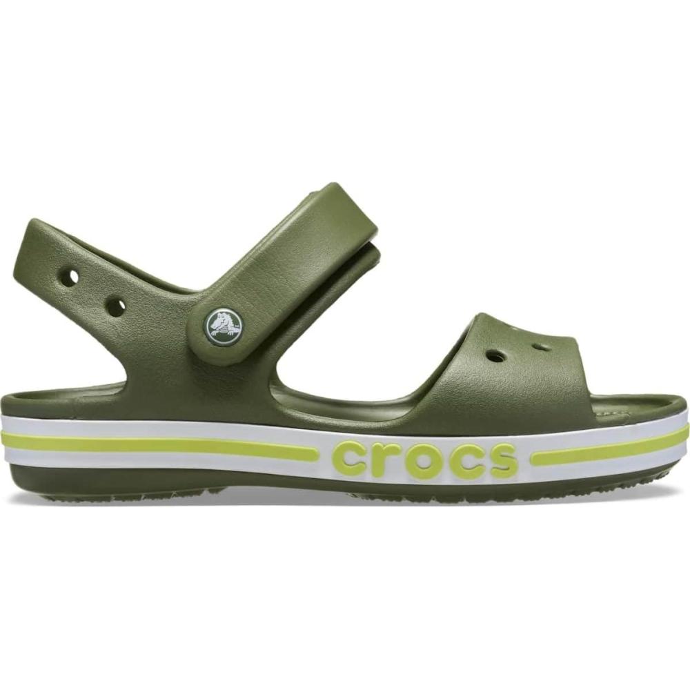 image:imageCrocs Boys Classic Graphic Monster Print ClogsMilitary Green