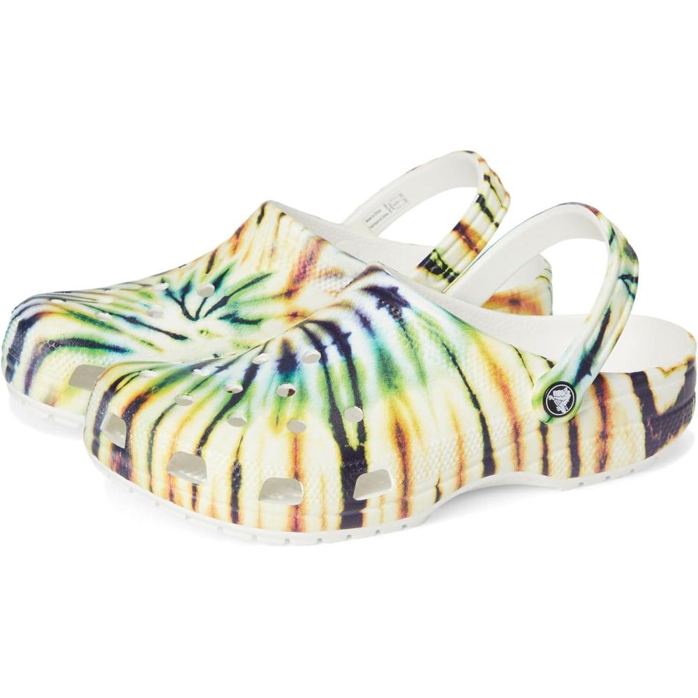 image:imageCrocs Boys Classic Graphic Monster Print ClogsMultiGreen Tie Dye