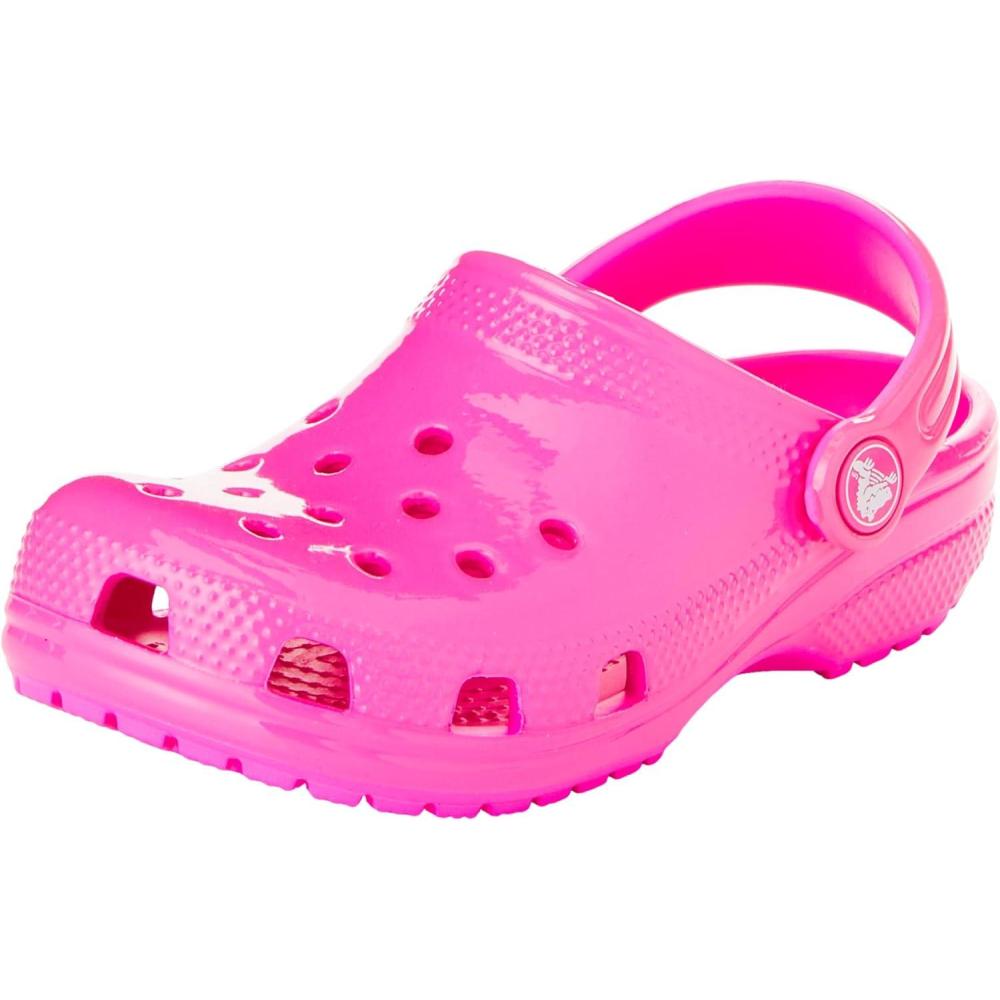 image:imageCrocs Boys Classic Graphic Monster Print ClogsPink Crush