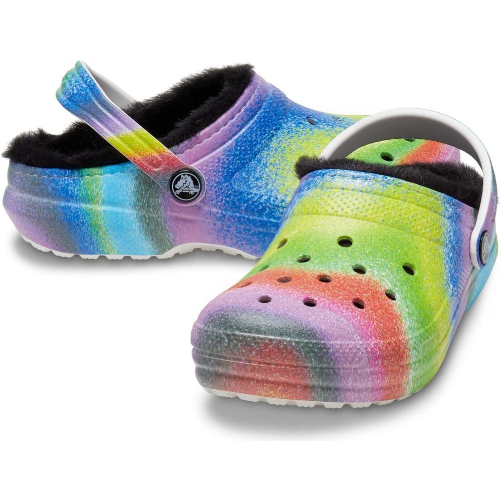 image:imageCrocs Boys Classic Graphic Monster Print ClogsWhiteMulti