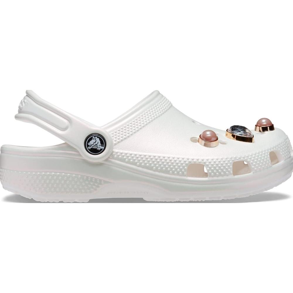 image:imageCrocs Boys Classic Graphic Monster Print ClogsWhiteMulti Color