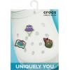 Crocs Boys’ Classic Graphic Monster Print Clogs(Adventure Hike)